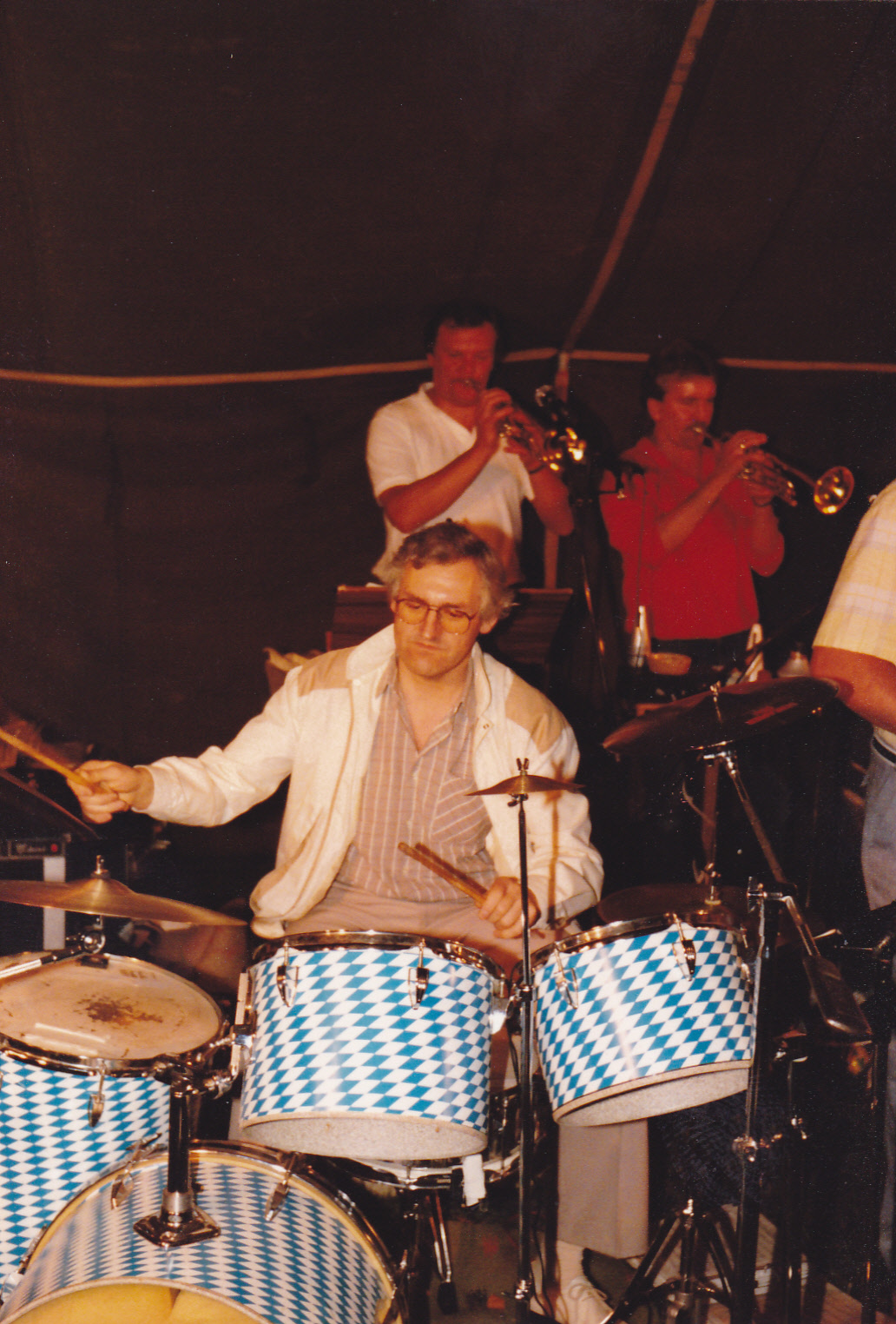 30-jähriges Jubiläumsfest - Ex-Drummer Lorenz Bedal